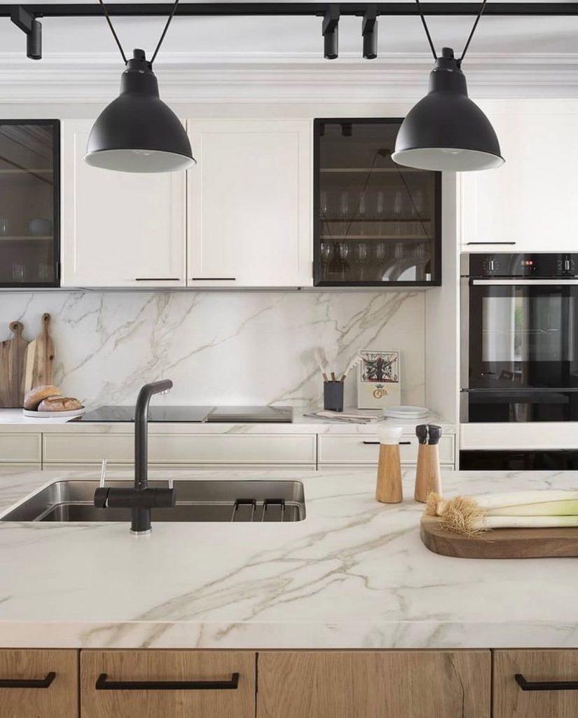 Marble for durable sinks and kitchens
