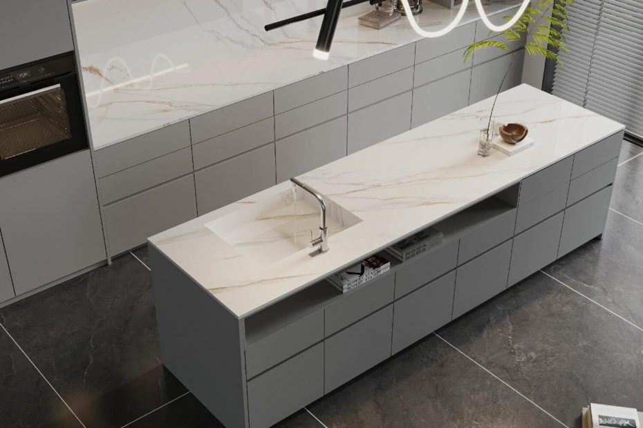 encimera de mármol para tu cocina