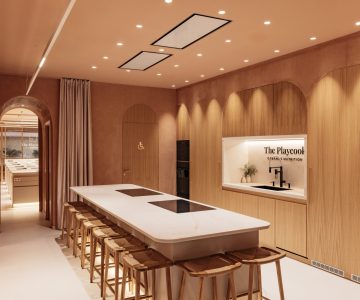 Ascale modelo Onice Lux White Mate - showcooking 1 Ascale modelo Onice Lux White Mate - showcooking 1