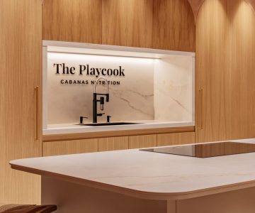 Ascale modelo Onice Lux White Mate - showcooking 2 Ascale modelo Onice Lux White Mate - showcooking 2