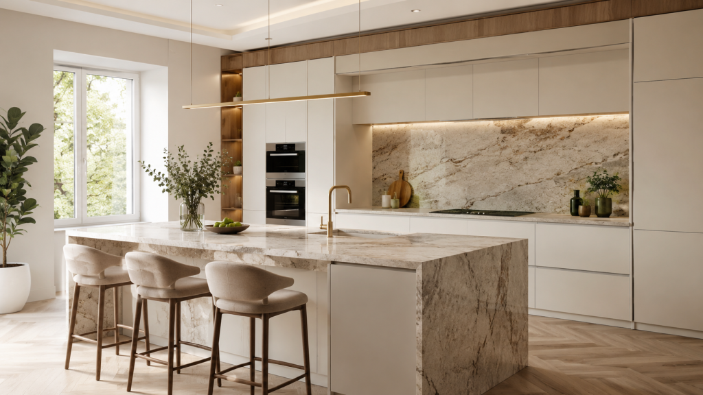 Custom granite countertops for kitchen renovations