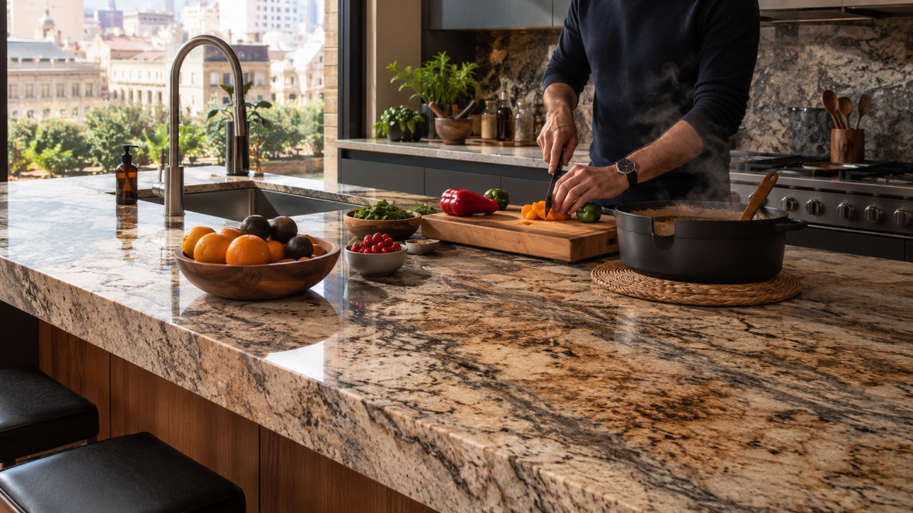 ¿Qué piedra natural elegir para una cocina con mucho uso diario?